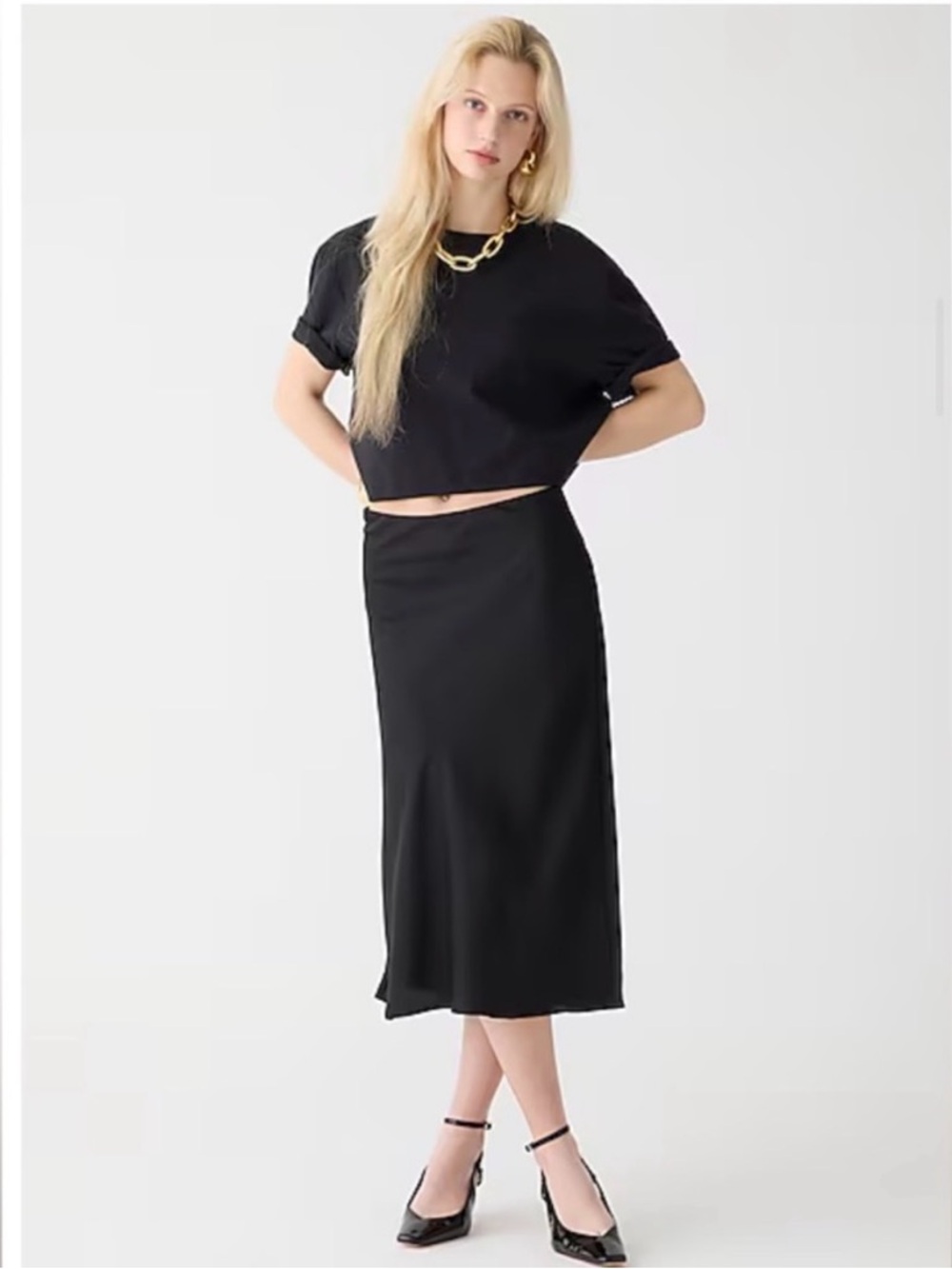 J.Crew Gwyneth Slip Skirt